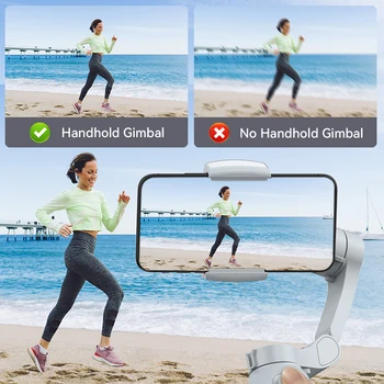 Factory Supply L7Bpro Handheld 3 Axis Anti-Shake Face Tracking Mobile Gimbal Stabilizer Desktop Tripod for Tiktok detail image