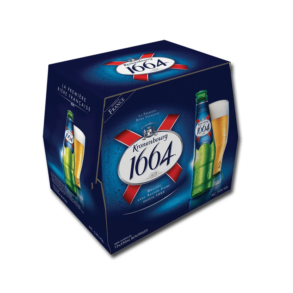 Kronenburg 1664 Blanc Bière En 25cl Et 33cl Bouteilles Au Prix De Gros Origine Française