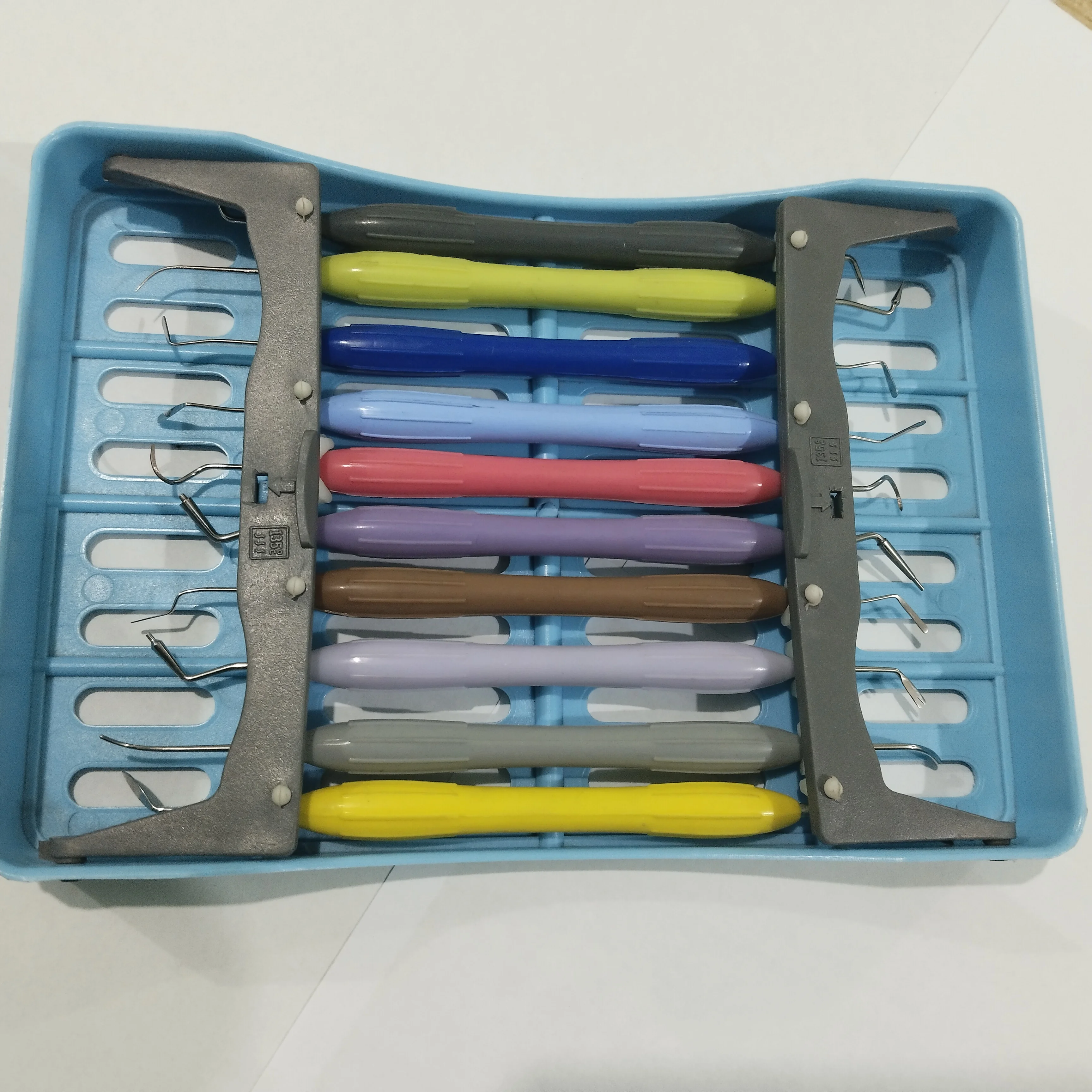 LM Arte Composite Filling Instruments Set of 10 with Cassette Dental Products Composite Silicone Filling Instruments Set