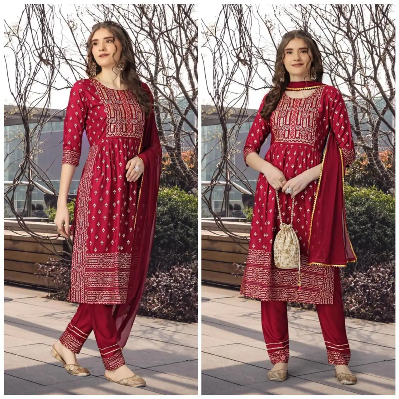 2019 New Design Fancy Girls Muslim Clothing Sari Indian Islamic Front Neck Designs for Kurtis