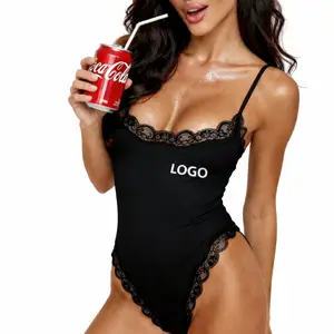 Lace Shaping Bodysuit-One -Piece Slimming Body Shaper with Lace Trim (SKIM-Inspired Style)