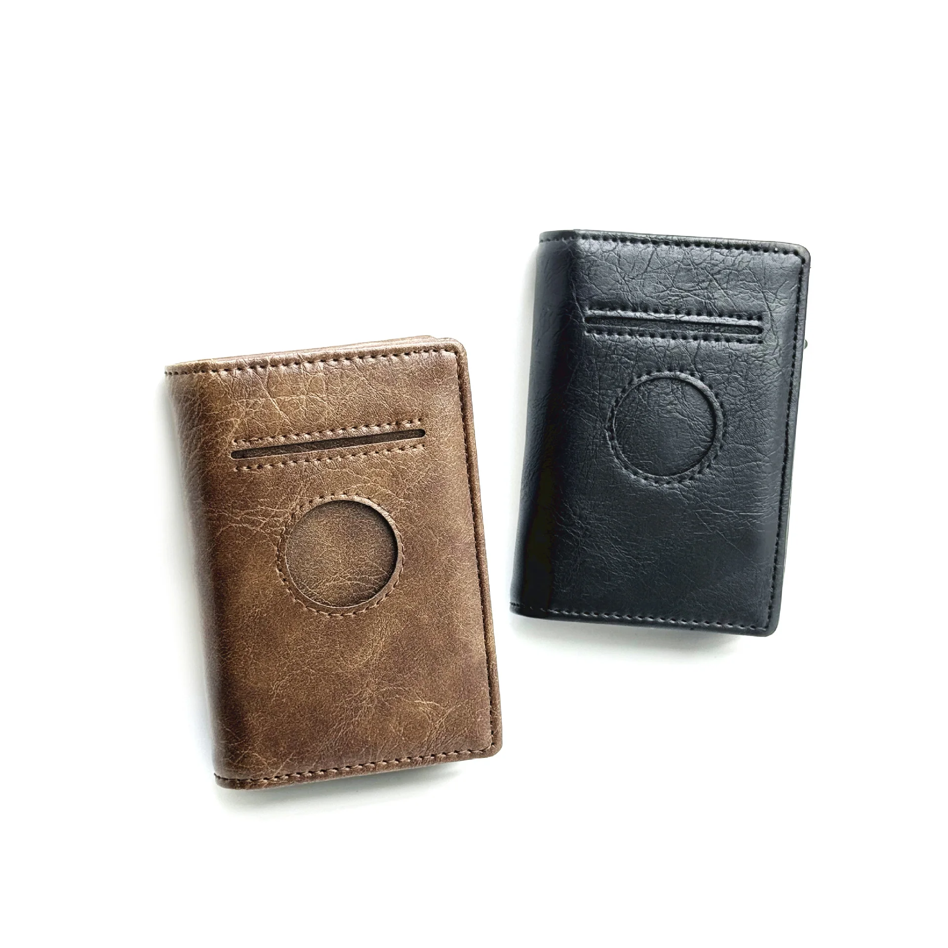 Cartera Para Hombre Carteras Hombre Automaticas Porta Tarjetas De