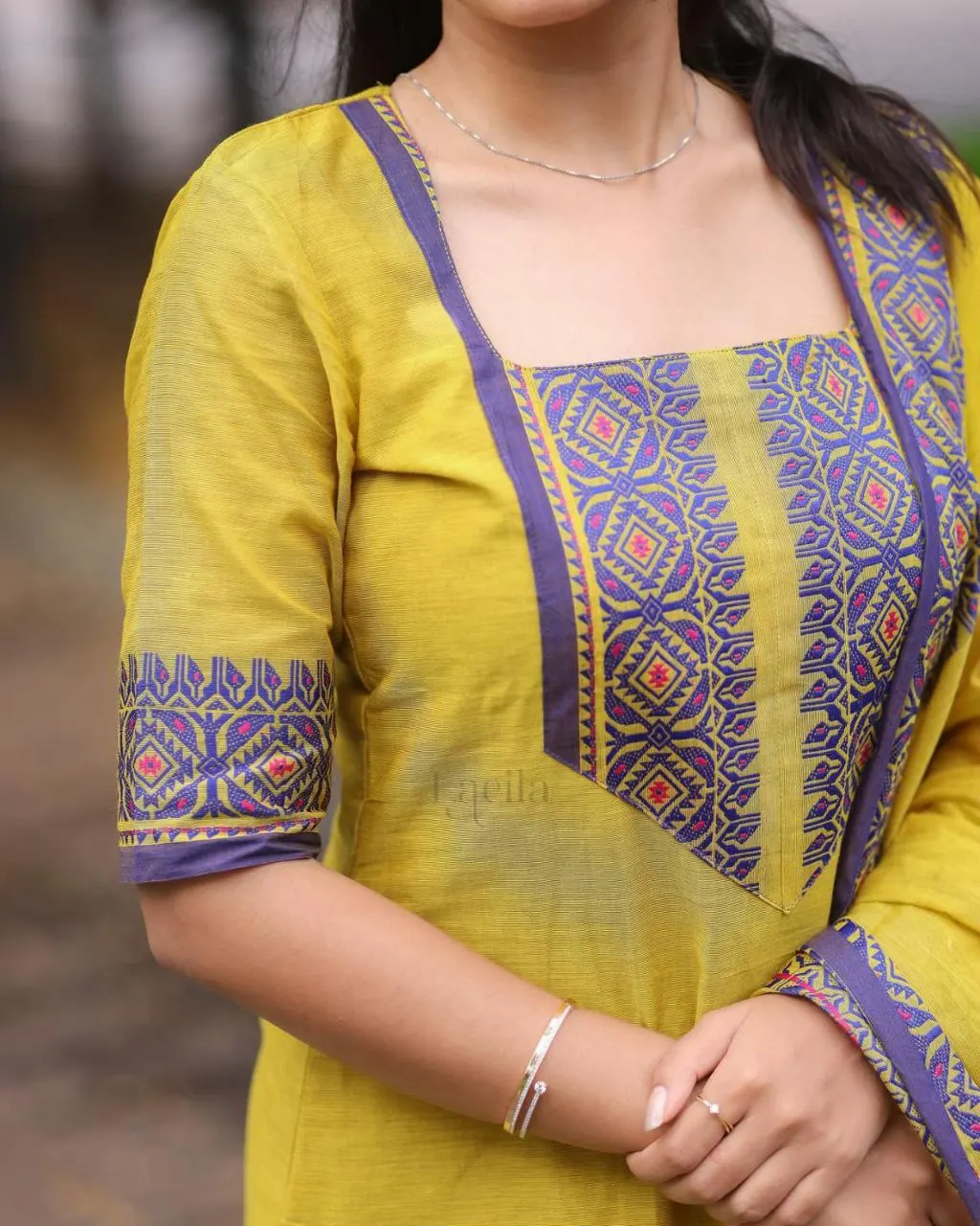 New Designer Pure Kanchi Cotton Fabric Bright Color Straight Cut Border  Work South Indian Style Salwar Dress Export Selling| Alibaba.com