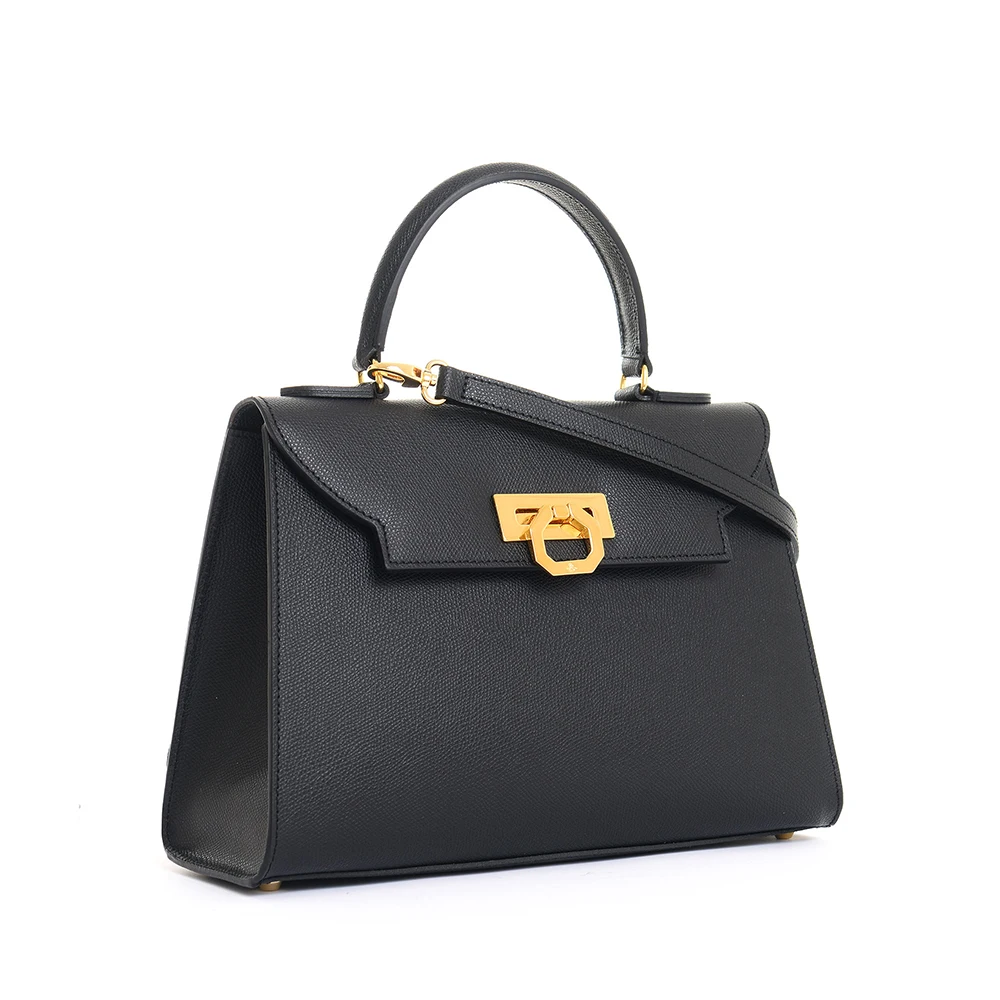 Woman Leather Handbag Made In Italy Ivana Black Buy Woman Leather Handbag 100 Made In Italy
