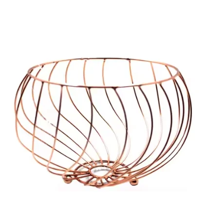 Популярная корзина для хранения металлическая ручной работы по разумной цене Высококачественная индивидуальная фруктов или домашнего