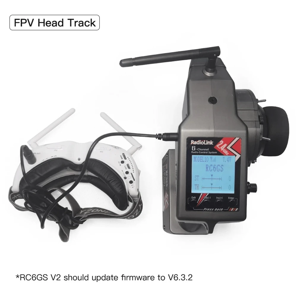 Radiolink Rc4gs V3(v2 Upgrade) 5 Channels Rc Radio Transmitter And