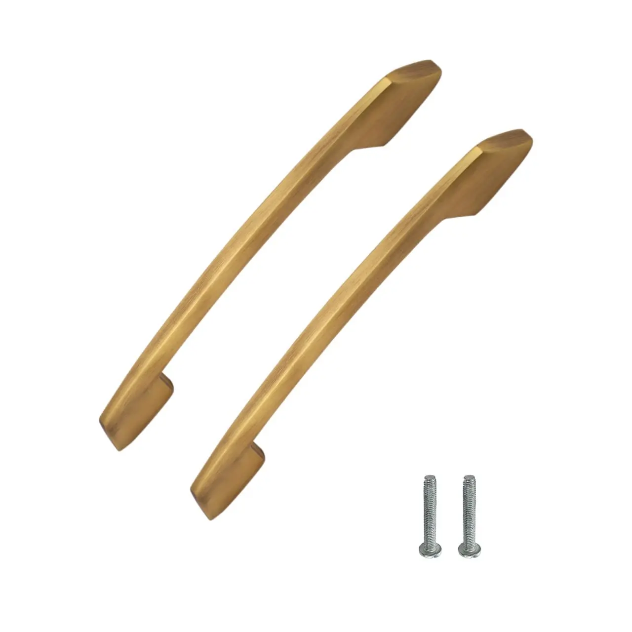 Brushed Matt Brass Kitchen Door Handles Furniture Handle And