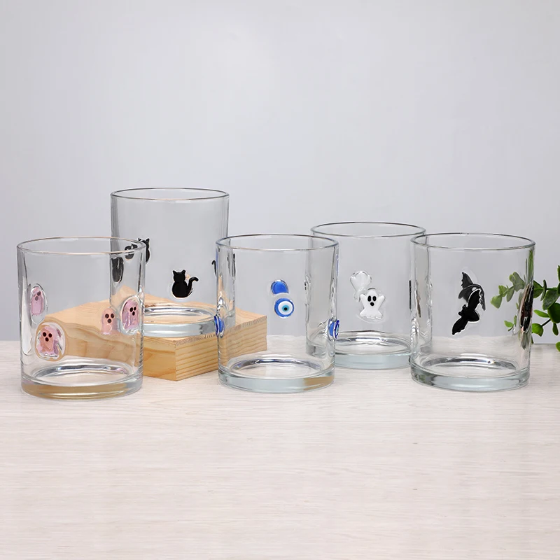 Icon Crystal Iconic Juice Transparent Rocks clear Customized Cute Whisky Crystal Water Whiskey Drinking Glass Cups