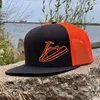 black/orange