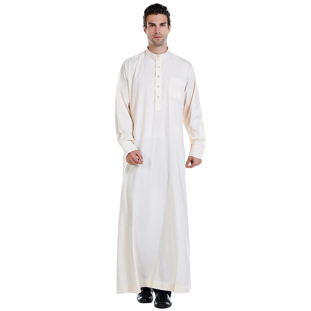 Wholesale Muslim Fashion Saudi Arabia Men Clothing Jubba Thobe Musulman ...