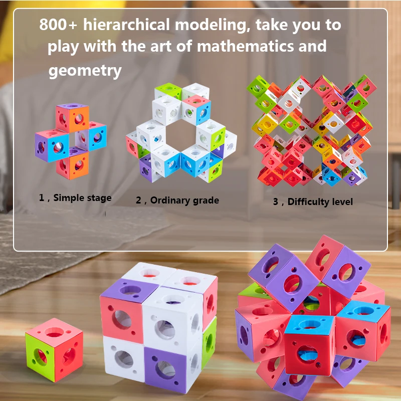 2023 New 800+ Games Fidget Toy Brain Training Shape Shifting Box 3d ...