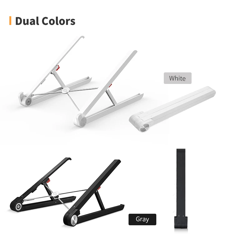 Ультралегкая односекундная портативная складная подставка для ноутбука Alluninum, регулируемая подставка для ноутбука 11-17 дюймов, ноутбуки