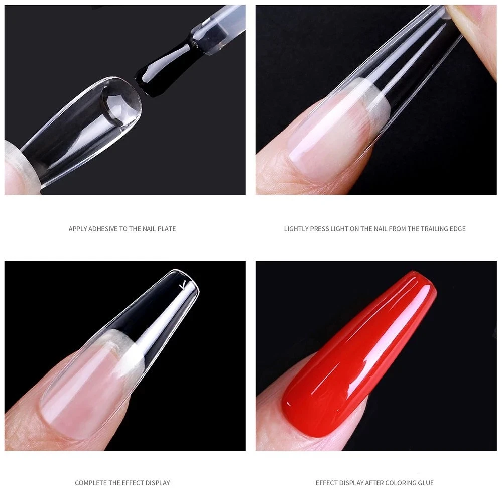 Wholesale High Quality Extension Matte Nail Tip More Styles Full Cover Soft Gel French Nail Tips