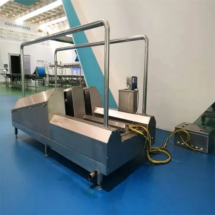 Stainless steel boot cleaning machine for worker hygiene and food safety control in slaughterhouses