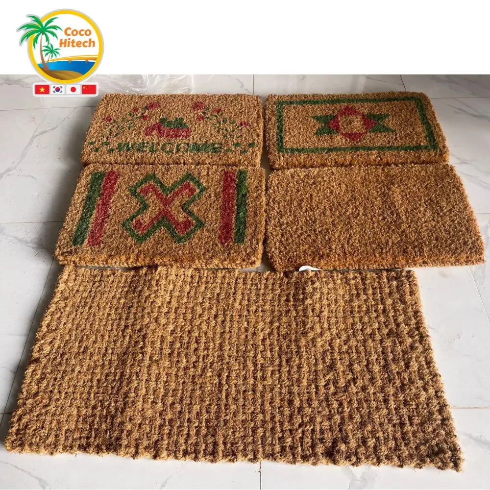 HANDMADE COIR DOORMAT 120 X 60CM IDEAL for EXTERNAL FLOORS and SURFACES QUICK DRYING