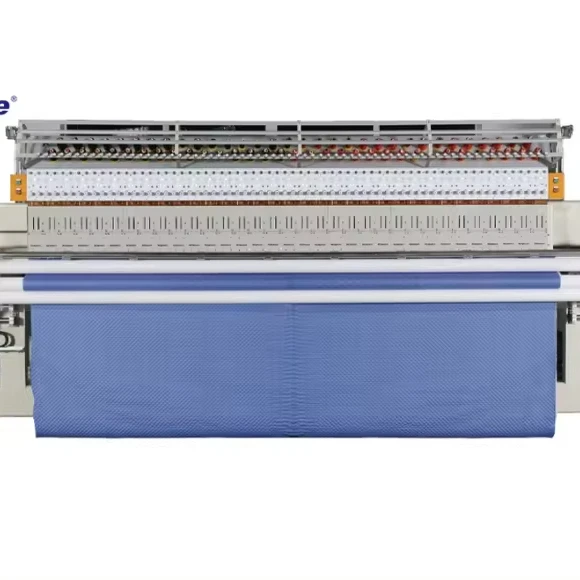 Computerized Single-color Single Roll Quilting and Embroidery Machine