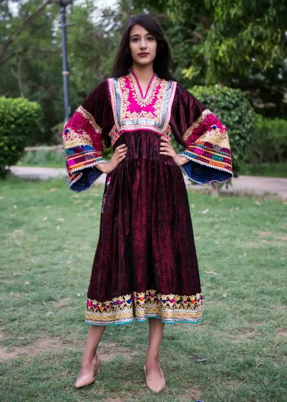 Afghani Shalwar Kameez For Women Indian Dress Pakistani Afghani