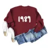 Burgundy sweatshirt (white text color picture)