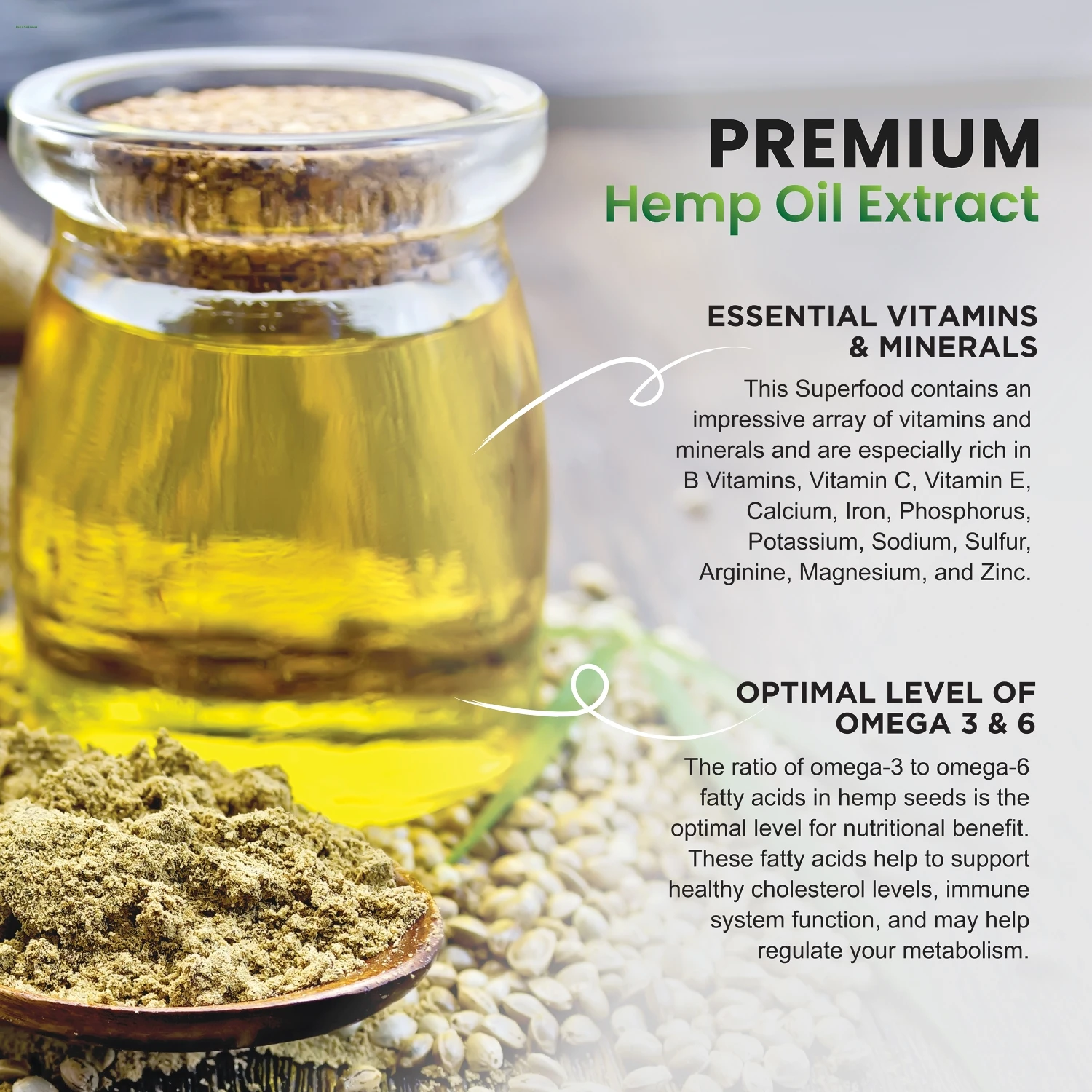 Kannabu Premium Hemp Oil Extract 30,000 Mg Hemp Seeds Omega 3 & 6