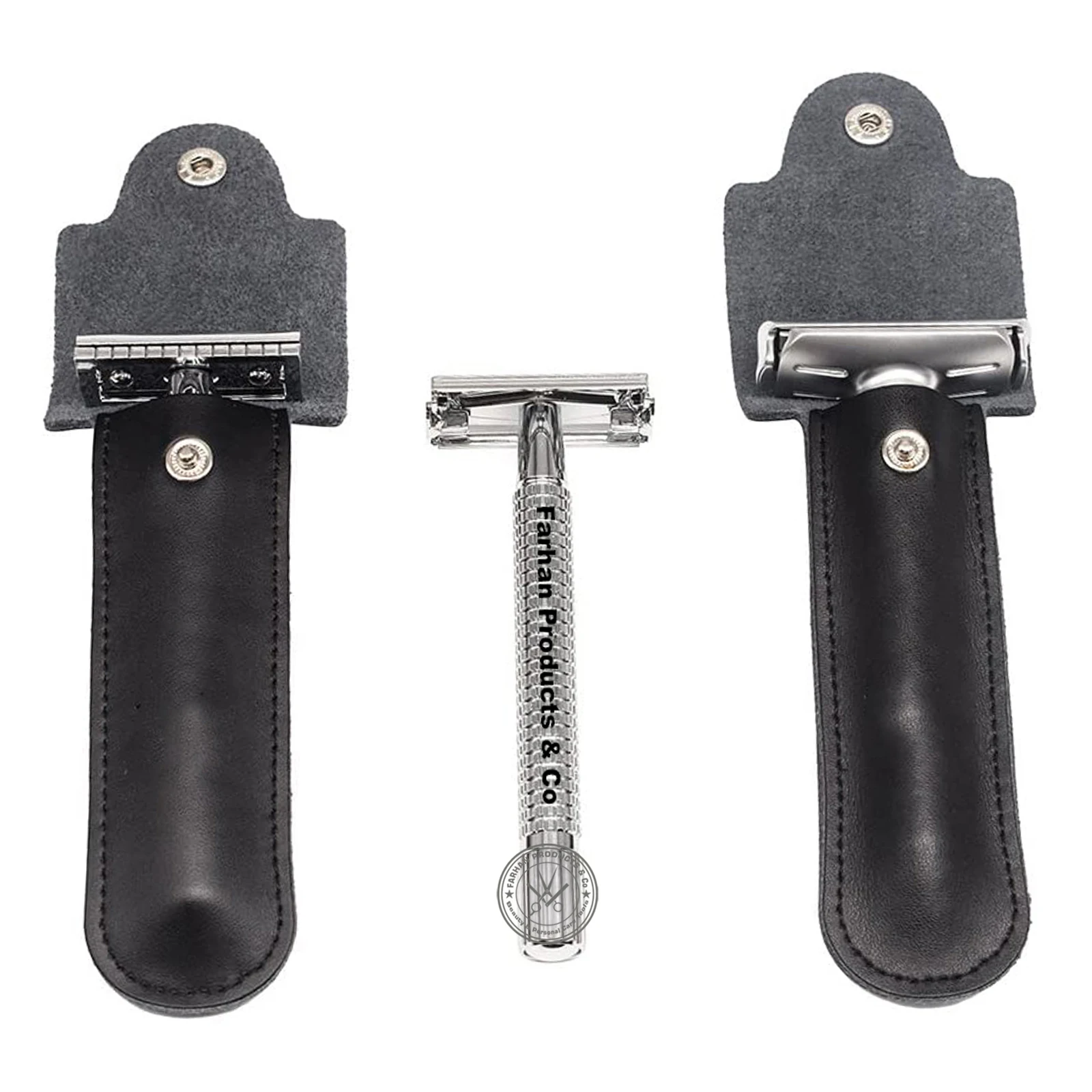 From Factory Leather Case Safety Razor With Wooden Bowl Wooden Stand ...