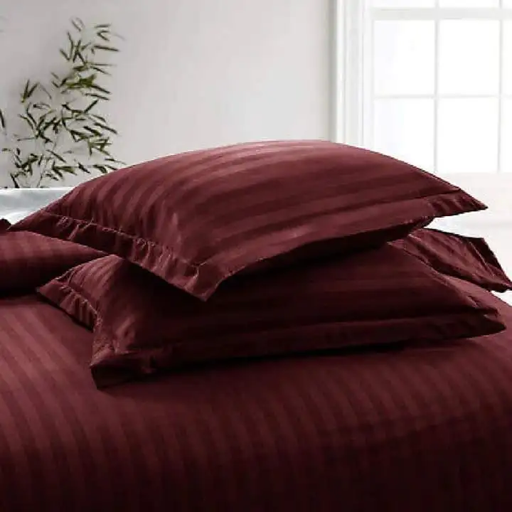 Hot Sale Satin Stripe Duvet Set 6 Pieces Hotselling Product All Season