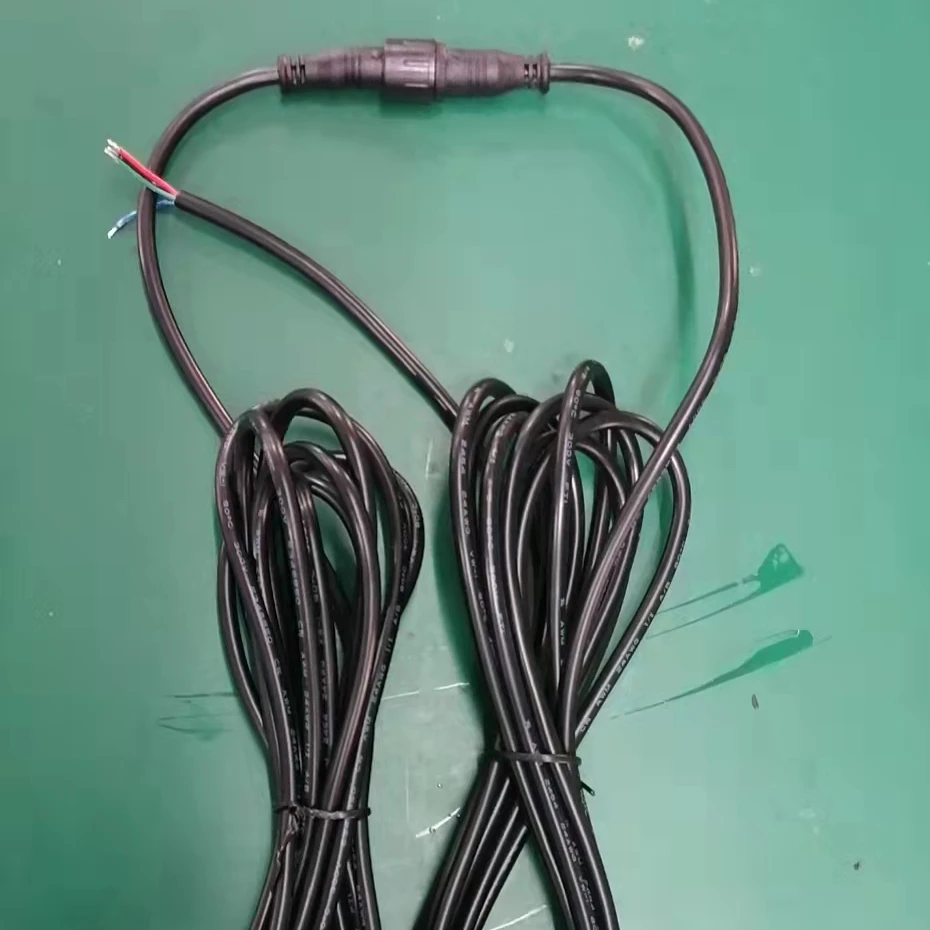 Лидер продаж производство кабелей на таможне UL2464/24AWG M12 M16 GX12 GX16 водонепроницаемый