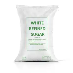 Refined Sugar Direct From Brazil 50kg Packaging Brazilian White Sugar Icumsa 45 Sugar for Sale