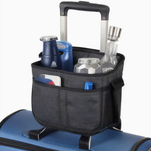 Factory Custom Luggage Travel Drink Bag Cup Holder Fits All Suitcase