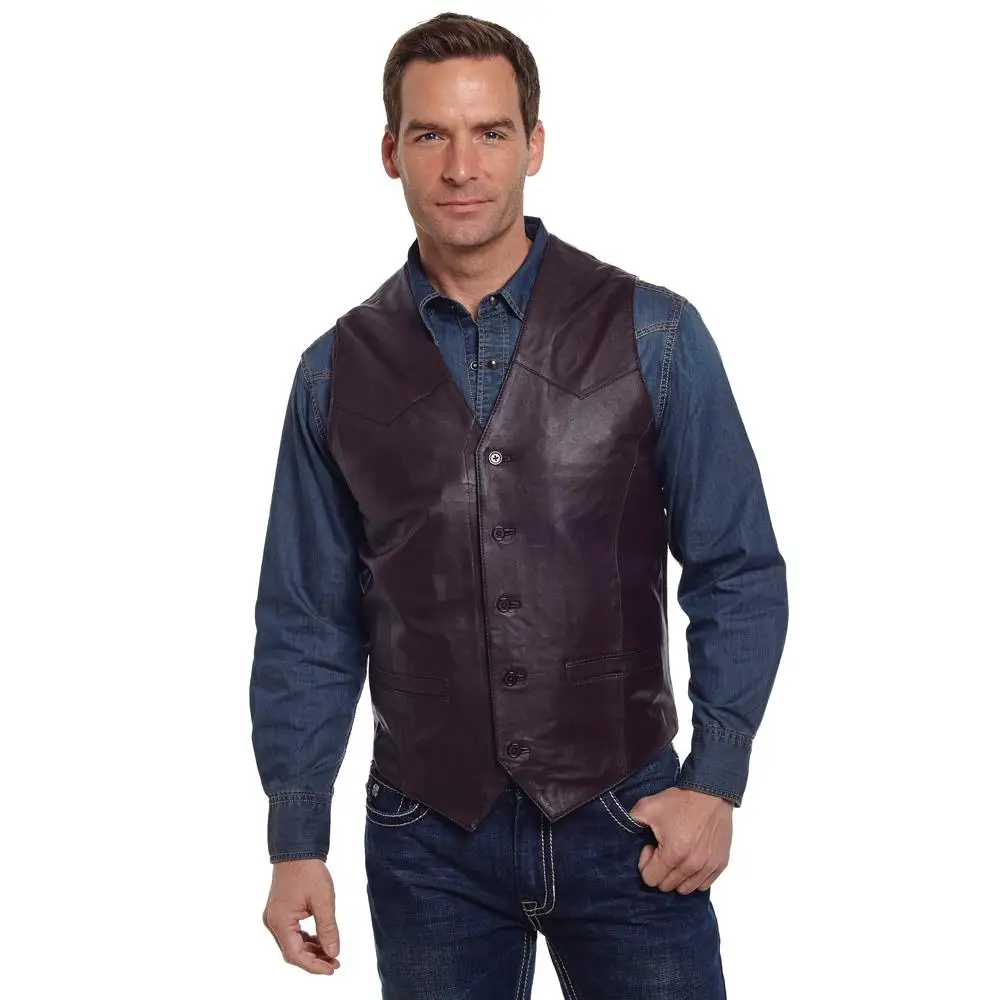 Men's Casual Bullet-Proof Style Leather Motorcycle Vest Winter Tactical Waistcoat and Sleeveless Jackets for Boys