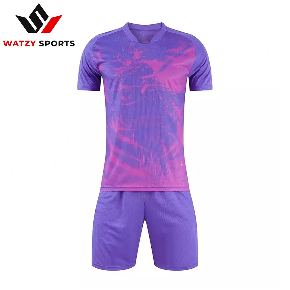 Dye Sublimation Custom Printing Soccer Wears Uniforms Sportswear Set Custom New Design High 7774