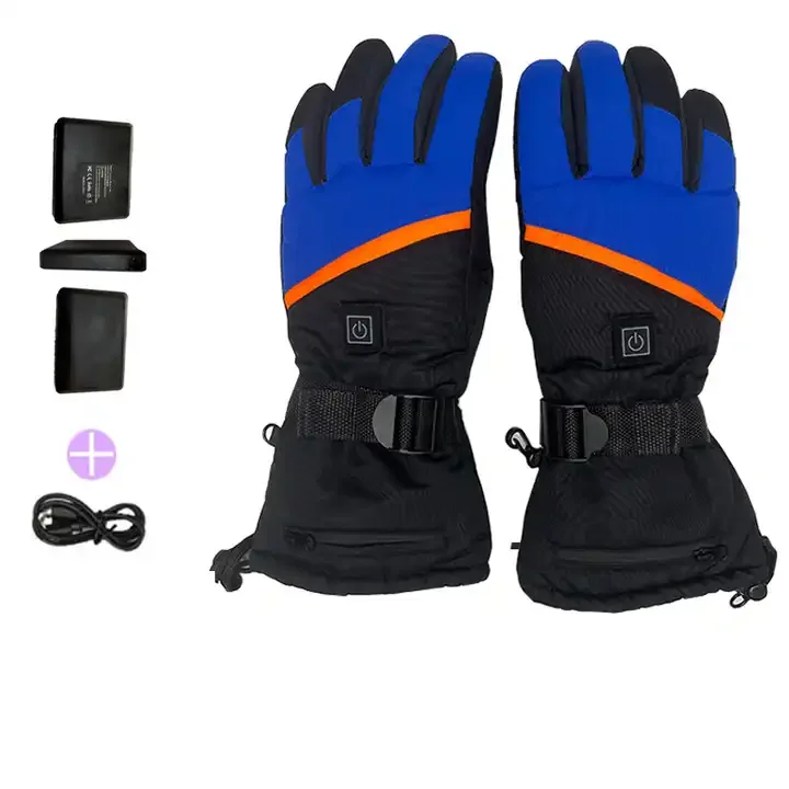 OEM High Quality Rechargeable Heated Full Finger UV Protection Gloves Powered Climbing Waterproof Sports Ski Unisex Smart - Image 2