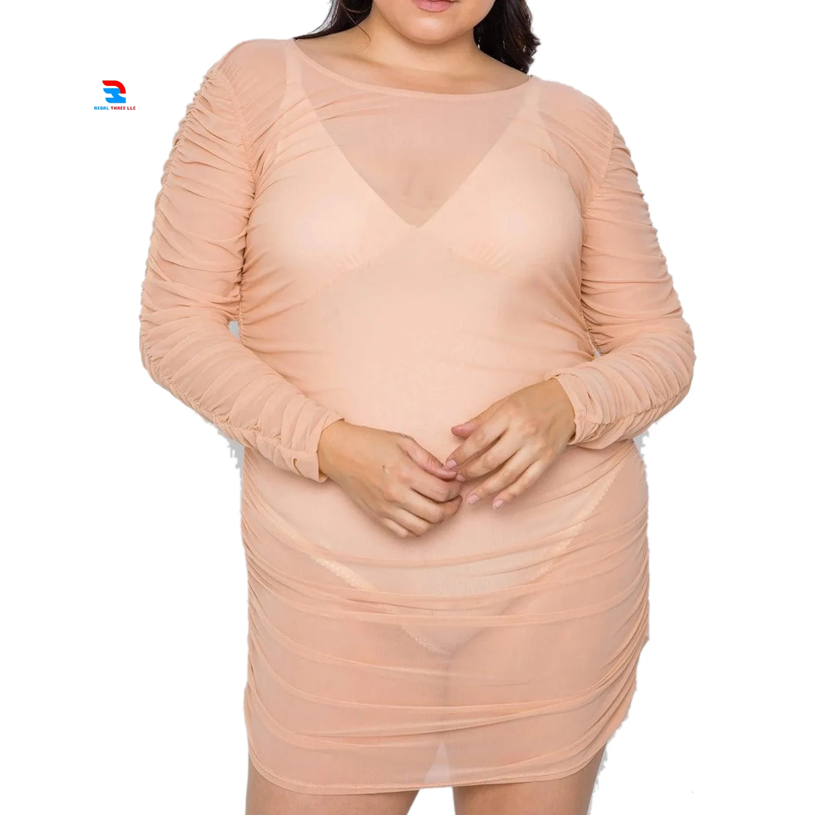 how to make casual dress look formal Notched Lapel Ruched Long Sleeve Bodycon Blazer Mini Dress For Women 2026 main image 0
