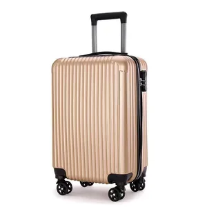 Wholesale 20/24/28 Inch ABS Wheel Trolley Luggage Set Stylish 4-Wheel with Durable Anti-Theft Front Open Feature