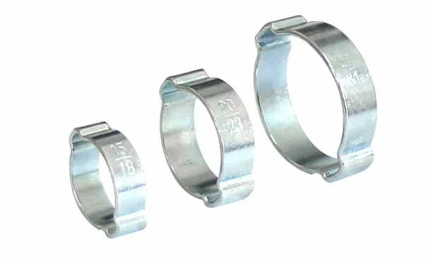 Прямая продажа с фабрики зажимы из нержавеющей стали зажим для ушного шланга двойной крутящим