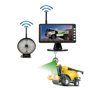 Melia Night Vision 2.4ghz Wireless 12V-24V Waterproof Ip69K Vehicle LED Work Light Camera With Work Lighting