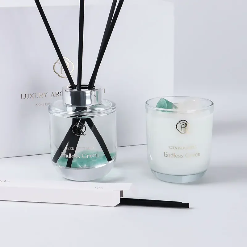 Factory Direct Reed Diffuser And Scented Candle As A Gift Set For