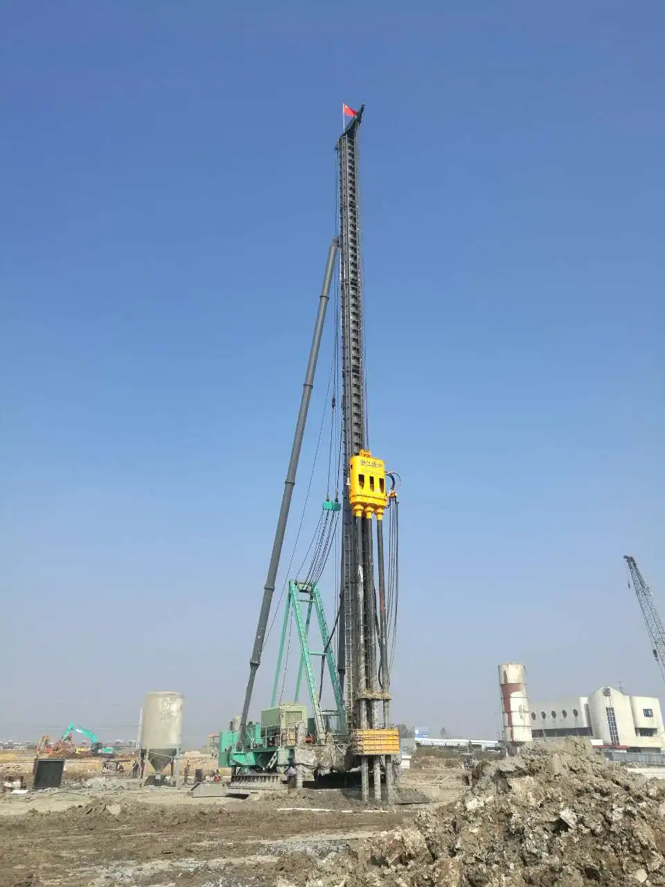 SMW METHOD THREE SHAFTS SOIL MXING DRILL RIG Manufacturers and Factory ...