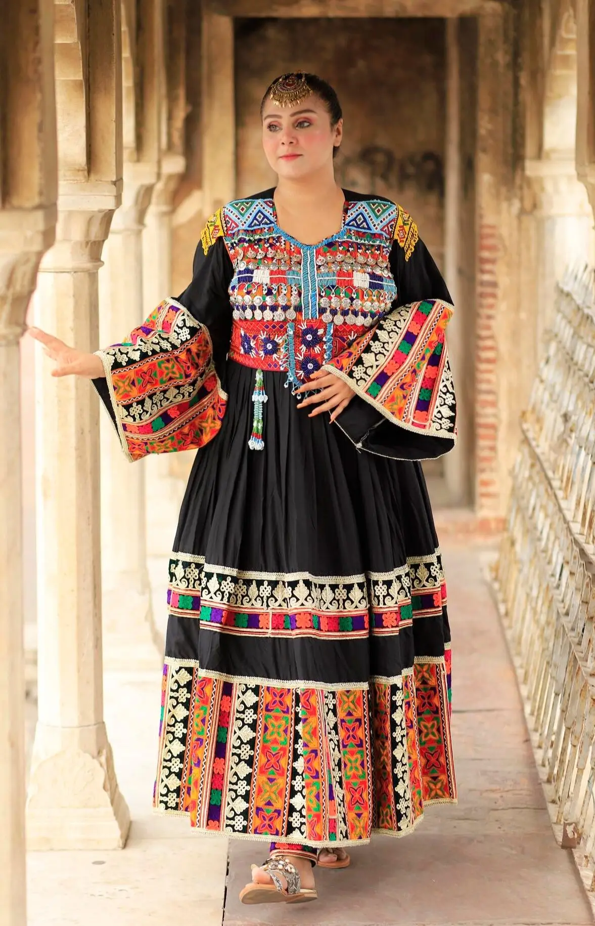 New Handmade Afghani Dress for Women - Stylish Kuchi Banjara Salwar Kameez,  Custom Sizes & Designs Available