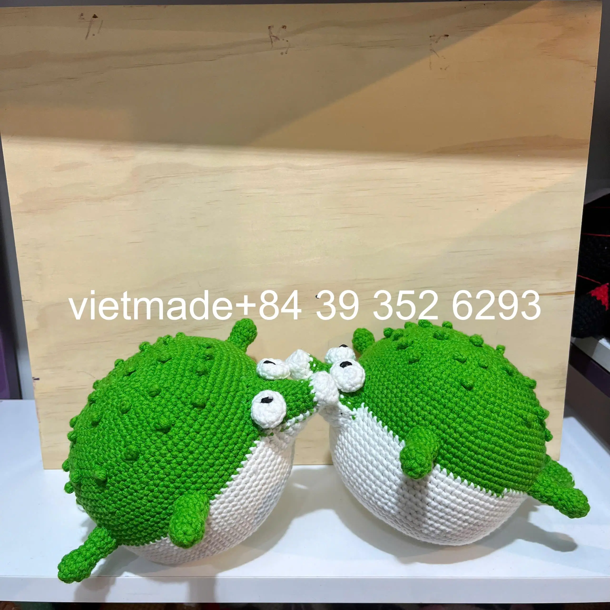 Direct Factory  Best Price 100% Handmade Cute Fat Crocodile Crochet Anime Toy Amigurumi Doll Birthday Christmas Gift for Kids