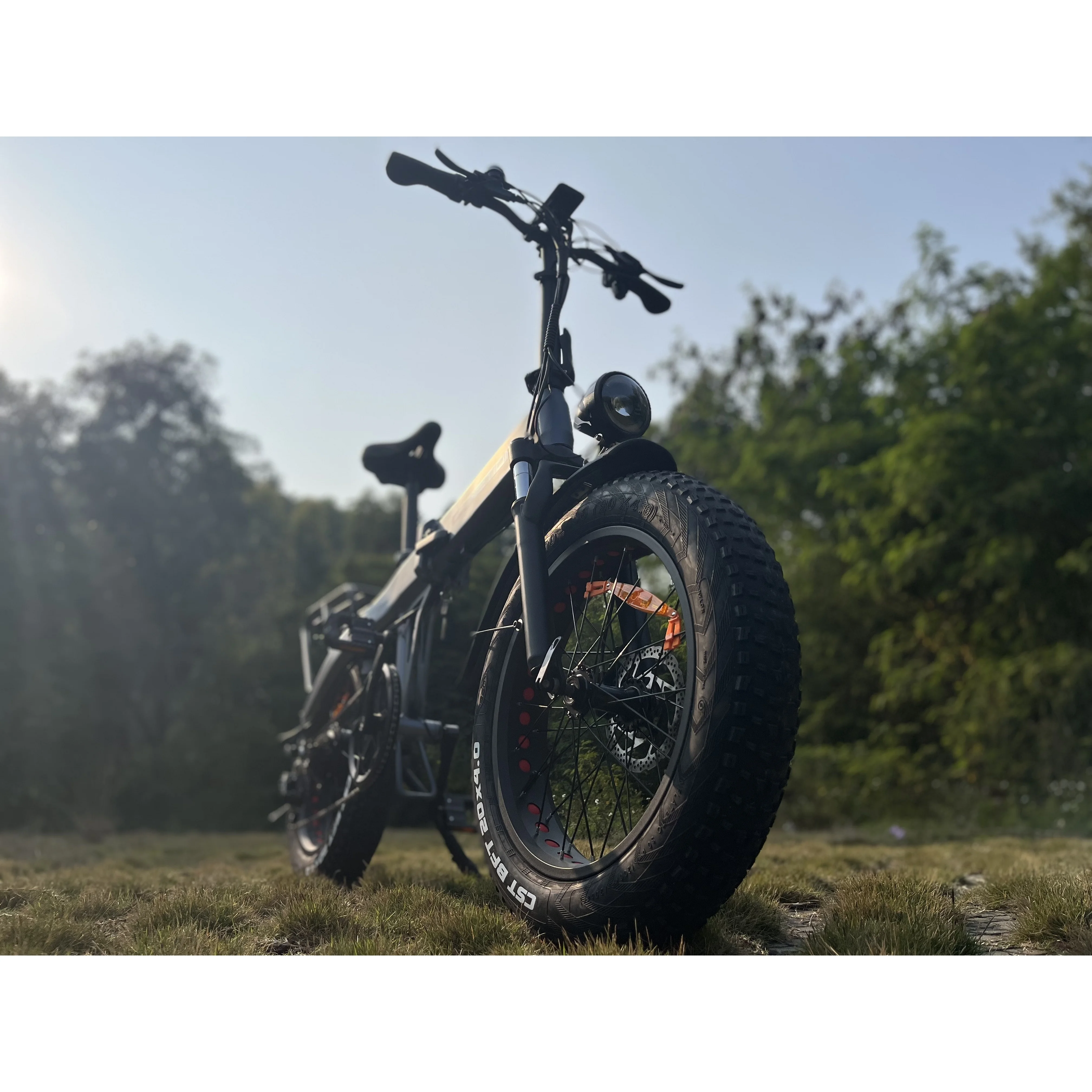 DrveTion BT20 All Terrain 20 Inch 4.0 Fat Tire Electric Road Bike 48V 10AH 750W Aluminum Frame up to 45km/h 60km Range Per Power