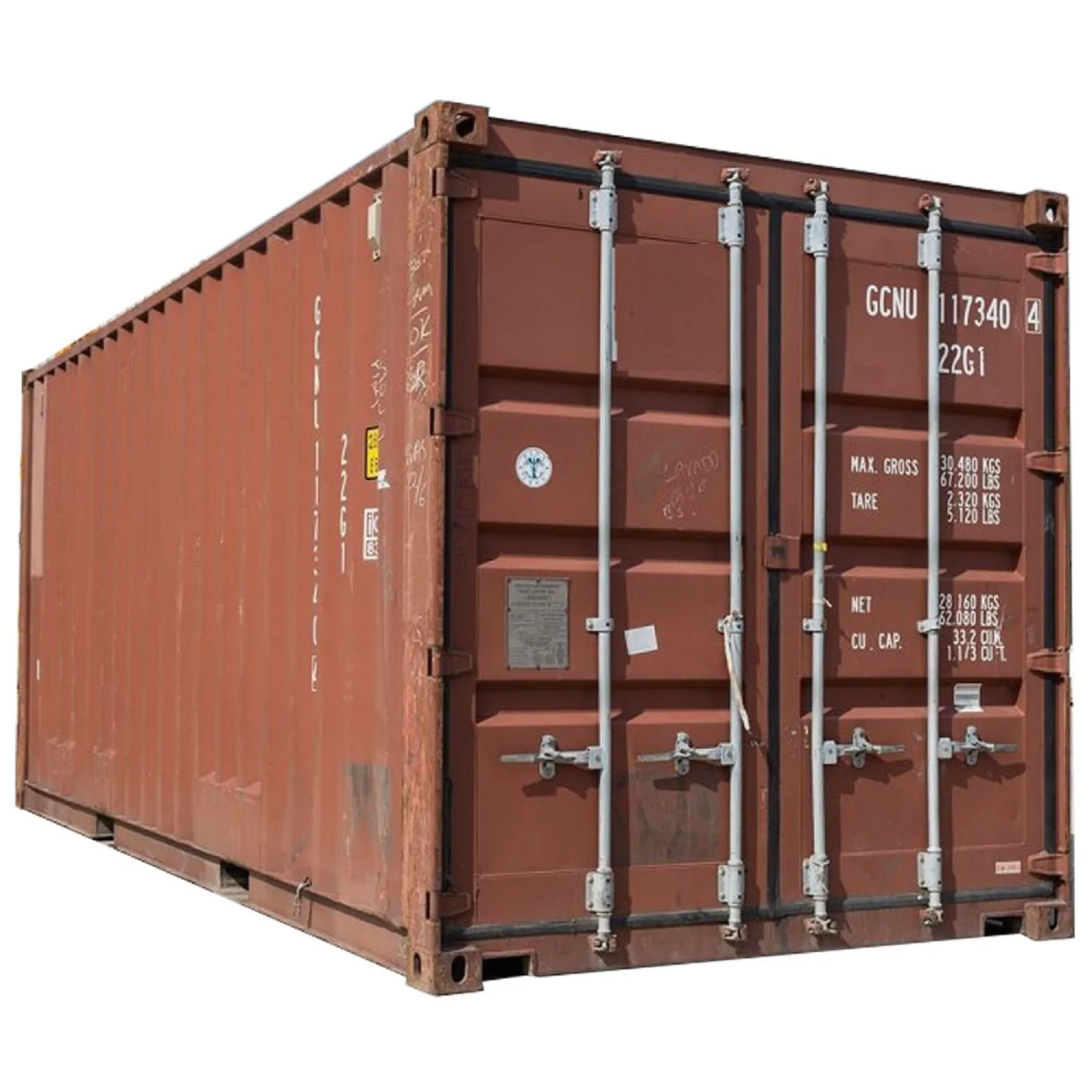 Металлический контейнер б у. 20-Футовый контейнер ISO. Контейнер 40 футовый ISO. 20gp ft контейнер грузоподъемность. 20 Ft контейнер.