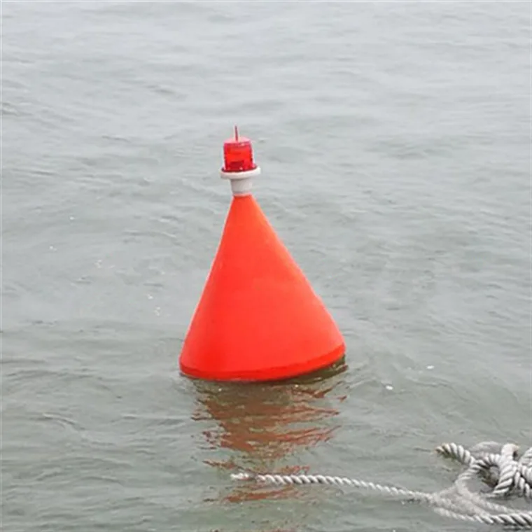 Custom Small Marine Warning Buoy Conical River Buoys Diameter 700mm Inland River Navigation AIDS for Boat