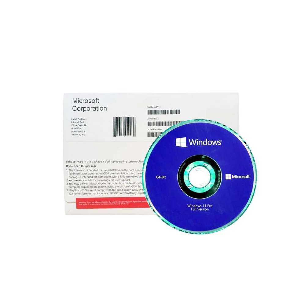 Windows 11 Professional Oem Dvd 64 Bit | English | 1 Pc - Buy Ms ...