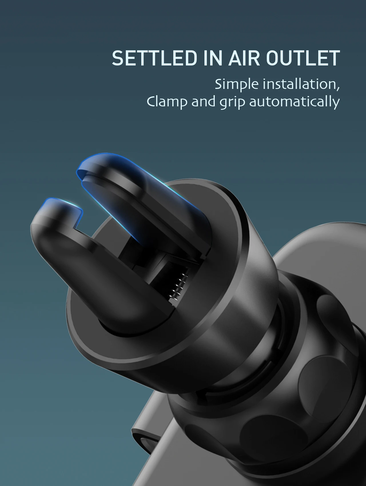 LDNIO MG10 Car Holder Metal Gravity Car Mount Auto Lock and Release ABS Storage Holders Cell Phone Holder Custom