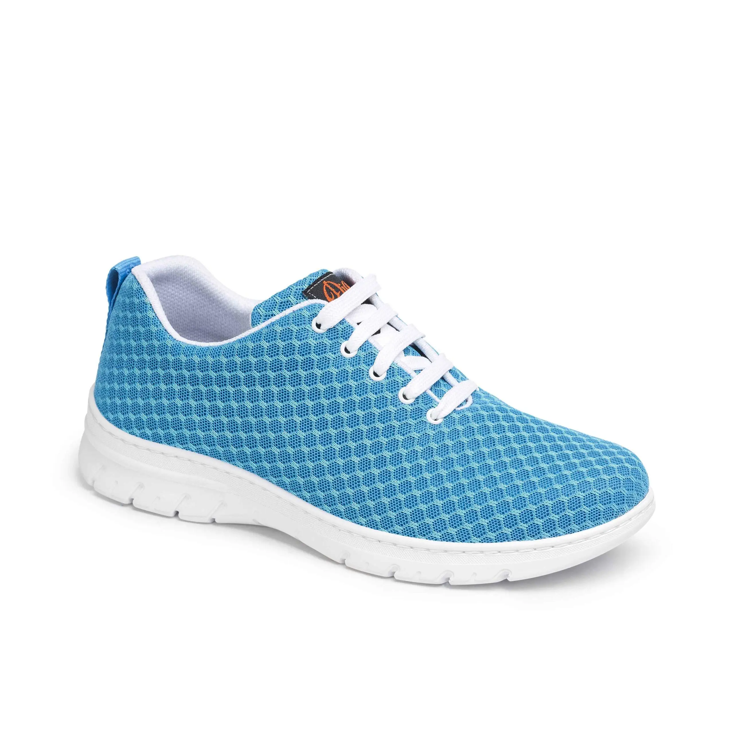 Quality Guarantee Blucher Type Unisex Work Shoe With One Upper Piece Seamless and With Laces With a Flat Pad Design