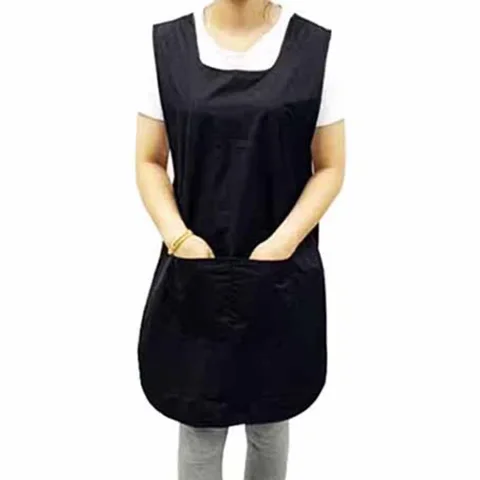 Waterproof Polyester Fiber Pongee Hairdresser Cape Customized Logo Salon Barber Apron and Hair Cutting Vest