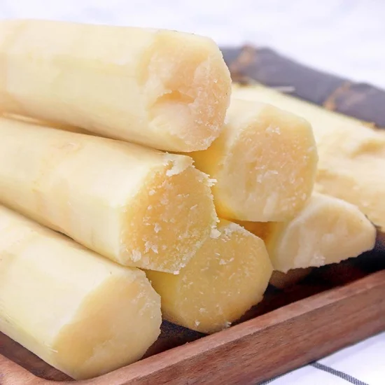 Canned Sugar Cane In Syrup Immersed In Syrup Which Brings A