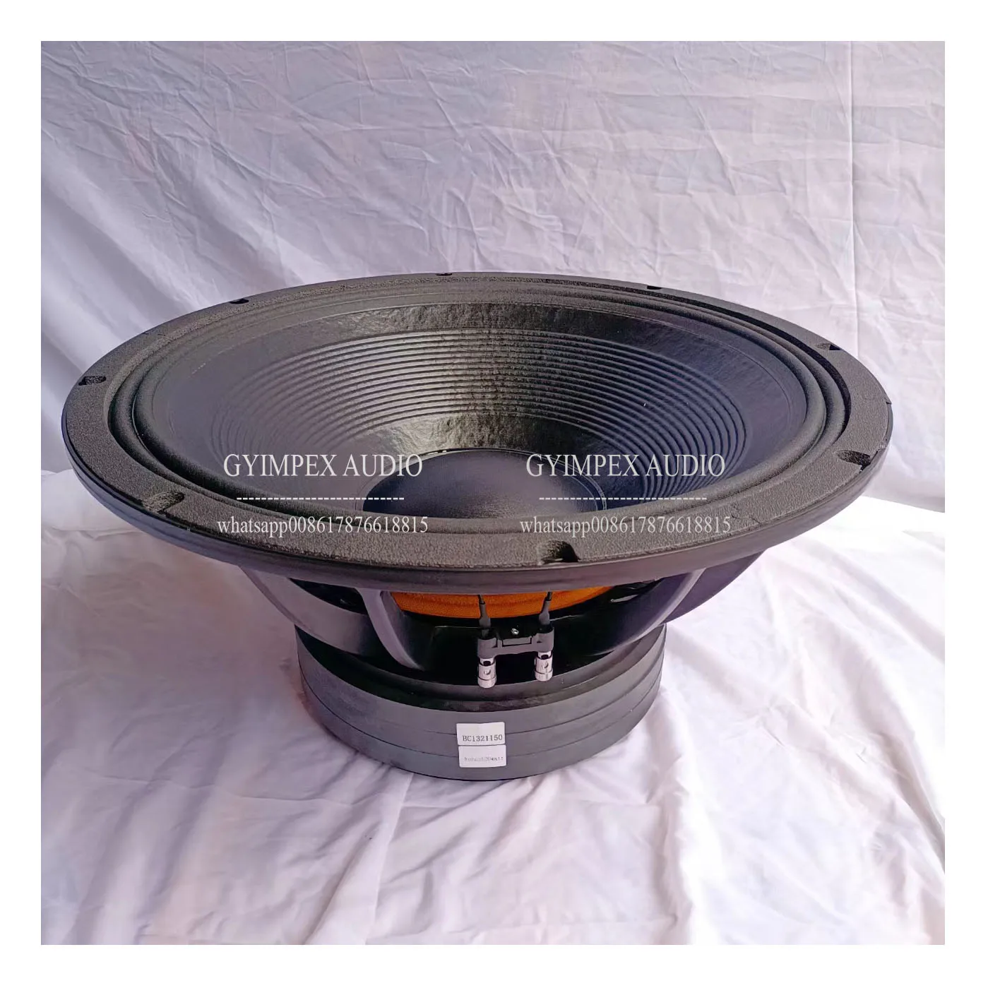 WAVIO OMFダイアフラムウーファー スピーカー GYIMPEX AUDIO5600ワットピークサブウーファードライバー21