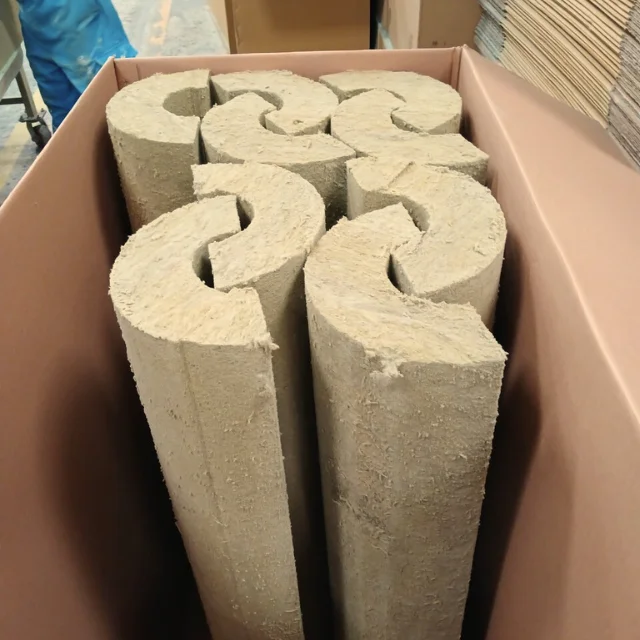 Autodesk CNC Cut AutoCad Fabricated Size Mineral Wool Heat Insulation Materials Insulation Materials 110kg/m3 Density Rockwool