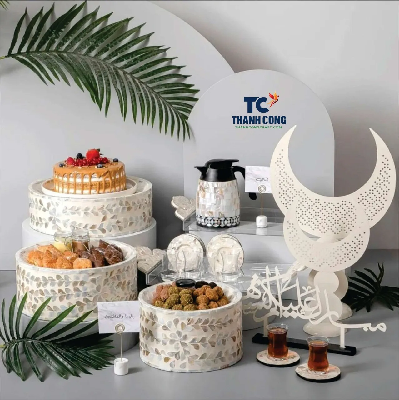 Decorative Capiz Mother Of Pearl Shell Burner 2 With Acrylic Cover For